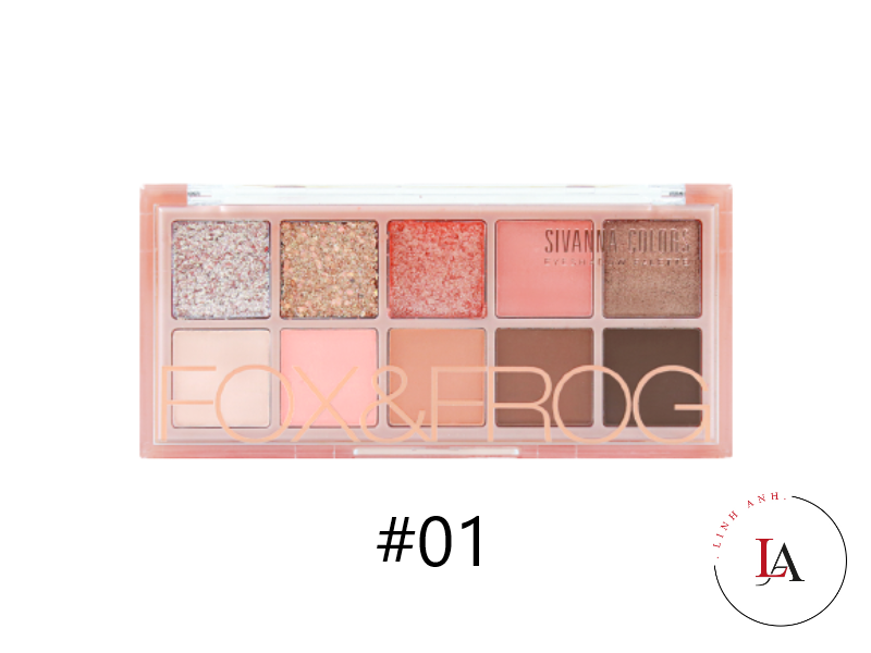 Bảng mắt Sivanna Colors 10 ô